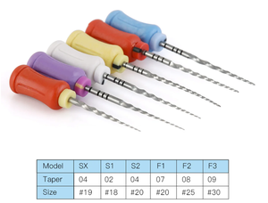 Fabrikant Productie Meerdere Taps <span class=keywords><strong>Super</strong></span> Elastische <span class=keywords><strong>Hand</strong></span> Gebruik Tandheelkundige Wortelkanaalbestanden <span class=keywords><strong>Niti</strong></span> Endo Roterende Vijlen Nikkel Titanium - Product Image 2
