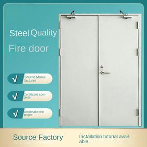 Diseño moderno de puertas de seguridad metálicas ignífugas que se utilizan para la superficie de productos terminados de hoteles en supermercados y escuelas - Product Image 4