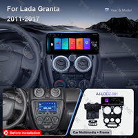 Autoradio Android intelligent 12,3 pouces pour LADA GRANTA 2011-2017, CarPlay sans fil, GPS, lecteur multimédia DVD