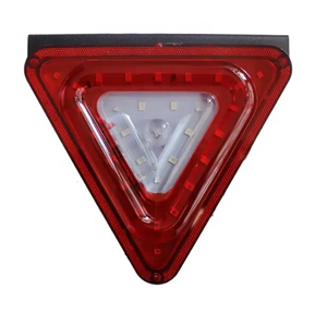 Nouveau feu arrière LED <span class=keywords><strong>triangulaire</strong></span> clair 24V à clignotement haute intensité pour camions lourds – Meilleures ventes - Product Image 1