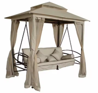 Grandes balançoires de jardin et de terrasse avec auvent, pour usage extérieur, avec places assises individuelles