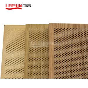 Panneau perforé en MDF micro-insonorisant à absorption acoustique Panneau acoustique perforé en bois en nid d'abeille en MDF - Product Image 5