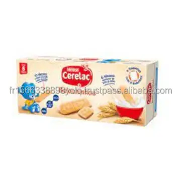 Nestle CERELAC cereali per bambini con latte, arancia di grano-da 8 mesi, 300g di bavaglino (fase 2)