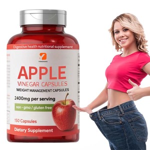 Custom Adult <strong>Apple</strong> <strong>Vinegar</strong> <strong>Capsules</strong> for Weight Management Digestive Health &amp; Immune Support with Dietary Fiber (150 <strong>Capsules</strong>) - Product Image 1