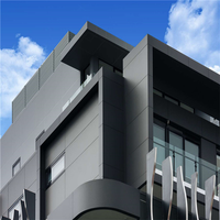 Panneau Composite en Aluminium ACM de Haute Qualité Noir Mat pour Façade Extérieure