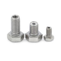 Sekrup Baut Hex Soket Eksternal Baja Tahan Karat M5-M20 Metrik Berlubang Produsen Sekrup Heksagonal Berlubang Sekrup Adaptor Jantan Betina