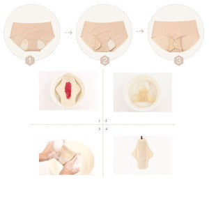 Conjunto de artículos sanitarios Paño lavable toalla materna Almohadilla antifugas servilleta sanitaria Forro de tela - Product Image 6