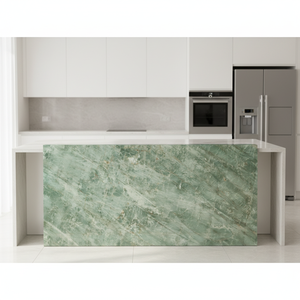 Union <b>Stone</b> Green Quartzite Luxury Lumistone Modern Polished Kitchen & Bathroom Big Slabs with 1 Year Warranty - Product Image 5