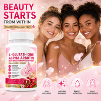 Comprimés de L-Glutathion et Alpha Arbutine OEM ODM pour la Santé et la Beauté de la Peau, Complément Nutritionnel, Marque Privée, Vente en Gros