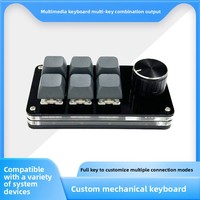 Claviers macro programmables filaires DIY, mini clavier personnalisé USB-C, 16 touches, 3 boutons, mécanique multimédia, échange à chaud