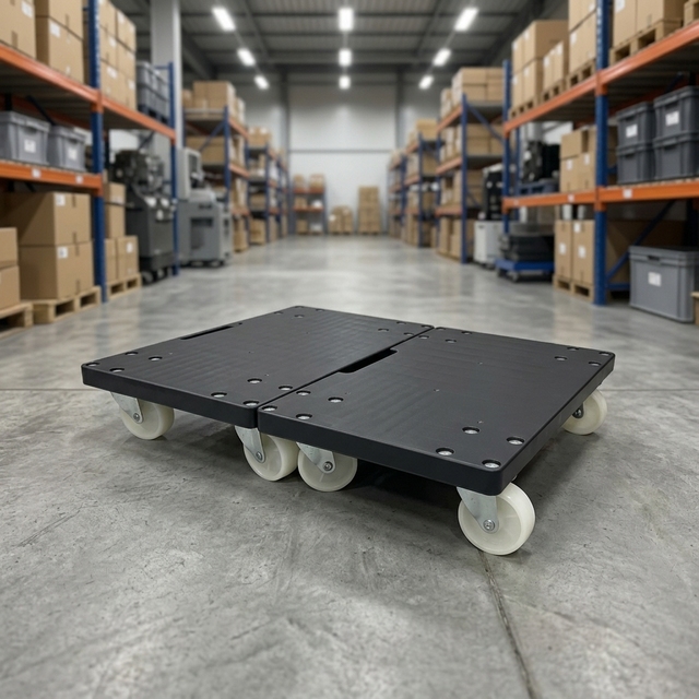 Plastic Customized Brand Furniture Mover Wheels Heavy Duty Moving Dolly 250Lb Capacity Eco-Friendly Interlocking Design Small