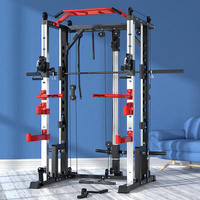 Équipement de gymnastique commercial multifonctionnel tout-en-un, équipement de gymnastique, barre de traction, Jaula Smith Rack Squat, nouvelle collection 2023