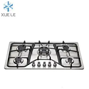 Home Kitchen Appliance 5 Burner Built in Gas Stove Gas Hob Gas Cooker