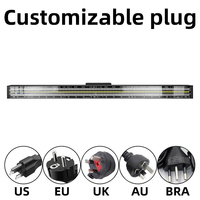 SHTX Pro 720pcs RGB DMX512 Barra de Luces LED de Pared con Efecto de Lavado, Luces Estroboscópicas, Cortina de Luces para Escenario, DJ, Discoteca, Fiesta, Decoración
