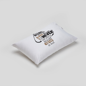 Fundas de Almohada de Lujo 100% Algodón Estampadas, Funda de Almohada Blanca con Estampado - Product Image 3