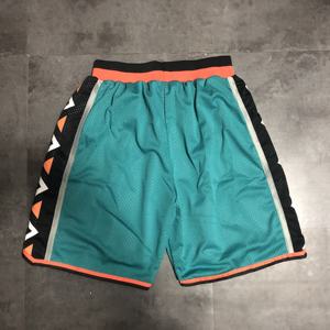 Pantaloncini da basket ricamati con tasca Vintage da uomo 2025 America taglie traspiranti - Product Image 3
