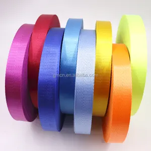 37 Năm Nhà Máy Bán 20/25/32/38/50 Mét Herringbone Webbing Dây Đeo Dệt Vải Polyester Nylon Webbing Cho Vành Đai Tùy Chỉnh Vành Đai