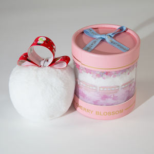 Boule de ruban en peluche scintillante rose, cadeau de noël, surligneur scintillant, boule de poudre - Product Image 2