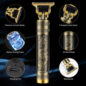 Machine à Rasage Professionnelle Sans Fil T9 Vintage pour <span class=keywords><strong>Homme</strong></span>, Tondeuse à Cheveux de Coiffeur, Vente en Gros d'Usine - Product Image 5