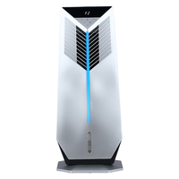 Mini-refroidisseur d'air portable à tour, ventilateur sans pales à refroidissement par eau, économie d'énergie, en plastique, 3 vitesses, pour bureau et usage domestique