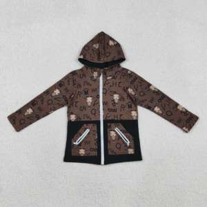 Vêtements pour enfants RTS, sweat à capuche pour garçons, imprimé camouflage chasse, manches longues, respirant, grande taille, faible MOQ - Product Image 3