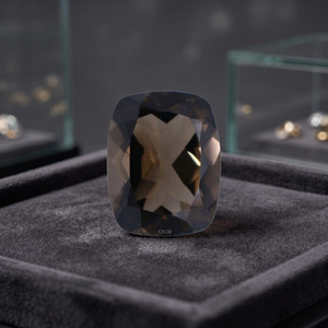 9X11mm <b>Cushion</b> Cut Natural SMOKY QUARTZ IGI Certified High Quality Faceted Loose Gemstones | 100% Clean 4.25 Carat - Product Image 3