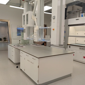 Banco de trabajo de isla AB de alta calidad con buena estabilidad y resistencia a la corrosión antioxidante muebles de Banco de pared de laboratorio - Product Image 4