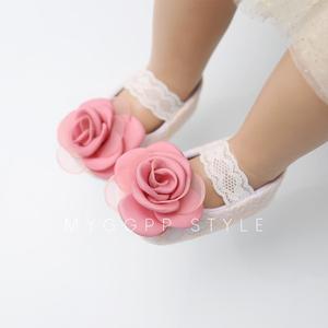 Niño del bebé <span class=keywords><strong>de</strong></span> <span class=keywords><strong>la</strong></span> flor <span class=keywords><strong>de</strong></span> encaje zapatos <span class=keywords><strong>de</strong></span> bebé primer <span class=keywords><strong>paseo</strong></span> zapatos con cinta para chica - Product Image 5