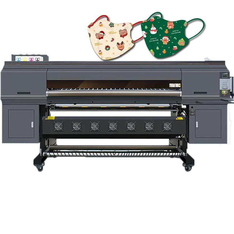 Digital full sublimation textile printing machine for fabric large format printer