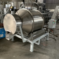 Mélangeur à tambour en acier inoxydable de haute qualité, machine industrielle pour poudres sèches, mélangeur chimique automatique avec pompe mobile et moteur