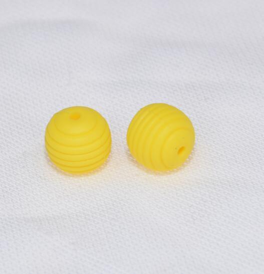 En gros Ruche Forme En Nid D'abeille de dentition en silicone perles de dentition perles De Silicone