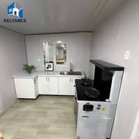 Kit de maisonnette RELYANCE, modèle chinois, bien isolé, avec toilettes et douche, pour jardin, taille familiale, maison de vacances, terrasse