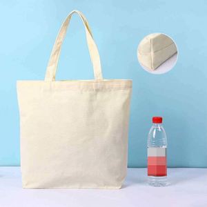 Reusable Heavy Duty Eco-Friendly Cotton <b>Canvas</b> Tote Bags for Daily Use Shopping-Imaiwill Fashion Style with Custom Printing - Product Image 5