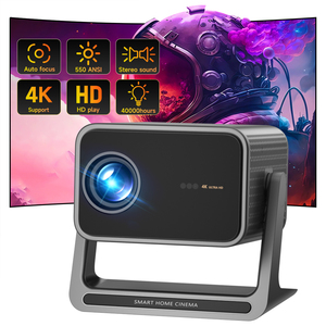 Nhà Máy Thông Minh Tof Tự Động Tập Trung Chiếu Có Bản địa 1080P Rạp Chiếu Phim Gia Đình <span class=keywords><strong>Mini</strong></span> Xách Tay Điện Thoại Di Động Máy Chiếu 4K Full HD Video Proyector - Product Image 1