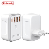 Adaptateur de voyage UK vers US et EU vers UK/US, fabriqué en Chine