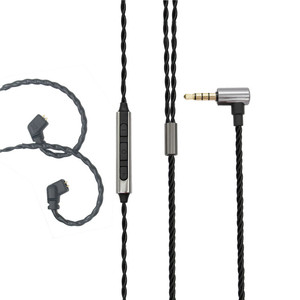 Audio <b>Cable</b> 120cm 0.78mm Raised Connector With <b>Microphone</b> For ZSN QDC UE - Product Image 4