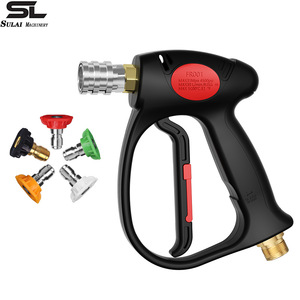 Pistolet à eau haute pression 4500Psi, buse en acier inoxydable, pulvérisation réglable pour le lavage de voitures et l'aménagement paysager - Product Image 5
