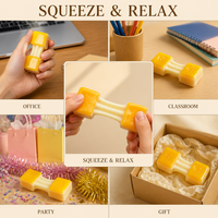 Jouet anti-stress en forme de gâteau de riz souple, en TPR, extensible, à remontée lente, à presser, pour adultes, cadeau sensoriel réaliste, vente en gros