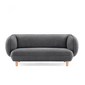 Qualité garantie nordique <span class=keywords><strong>Beige</strong></span> velours tissu bureau canapé <span class=keywords><strong>ensemble</strong></span> 1 + 2 + 3 inclinable pour appartement maison bureau salon hôtel canapé - Product Image 4