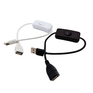 Câble USB avec interrupteur marche/arrêt, rallonge pour guirlande LED, dispositif d'alimentation USB, outils - Product Image 4