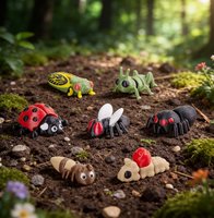 3D-Gedruckte Bewegliche Insekten-Figuren: Flexibles Tausendfüßler-, Marienkäfer- und Raupenmodell für Bildung, Lernen und Stressabbau