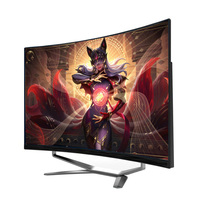 Ordinateur tout-en-un AIO, écran LCD tout-en-un, panneau LED, écran incurvé, I3 I5 I7 I9, SSD 512 Go, 16 Go DDR4, ordinateur tout-en-un