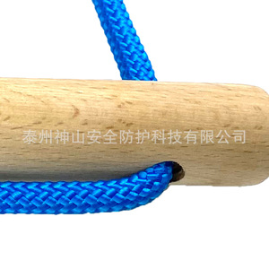 Escalera de escalada para niños, escalera de cuerda de madera de 1m, equipo de juegos al aire libre, juguete de entrenamiento físico, unisex, capacidad de carga de 200kg - Product Image 3