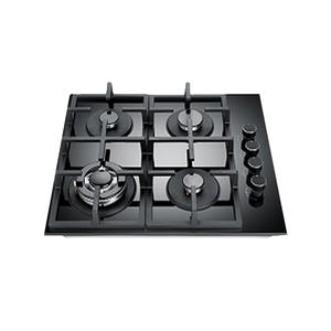Temperature Control Built-in Gas and Electric Hob with Safety Device Tempered Glass Panel Cooktops 4 burner Gas <b>Cooker</b> - Product Image 1