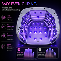 Lampe UV LED pour le séchage des ongles, pour usage domestique et professionnel, CM.NAIL Magic One Pro 80W 365nm, sécheuse à ongles professionnelle, ABS PC, logo personnalisé