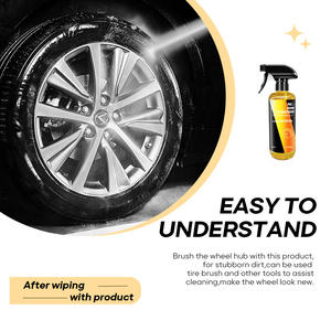 Nettoyant pour jantes de frein Aegis NC-893, marque privée, spray, faible odeur, pH neutre, élimination des particules de rouille, jantes en acier, entretien des voitures et des camions, 5 ans - Product Image 4