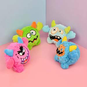 Support OEM ODM mignon petit monstre en peluche avec une boule <span class=keywords><strong>sonore</strong></span> pour le cadeau de vacances de votre chien Ventes directes d'usine - Product Image 2