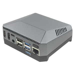Argon ONE M.2 Caso De Alumínio para <span class=keywords><strong>Raspberry</strong></span> <span class=keywords><strong>Pi</strong></span> <span class=keywords><strong>4</strong></span> Com SSD SATA Suporte Botão de Energia e Ventilador Compatível B-Key e B + M Key - Product Image 2