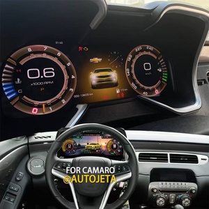 Pour Chevrolet Camaro 2010-2015 : Ensemble d'instruments numérique amélioré avec écran QLED LCD, compteur de vitesse et unité stéréo multimédia - Product Image 6