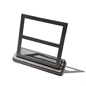 Expositor de Joyería de Cuero PU de Color Personalizado, Organizador de Anillos y Pendientes de Aro para Escritorio - Product Image 2